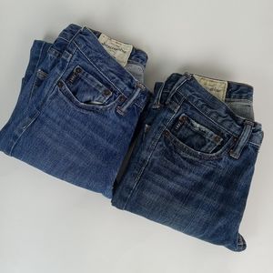 Abercrombie Kids Boys 12 Slim Jeans Lot of 2